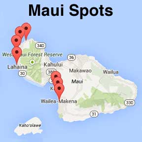 Maui snorkel map